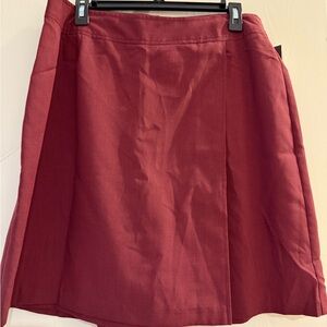 Elegant Red Women's Skort